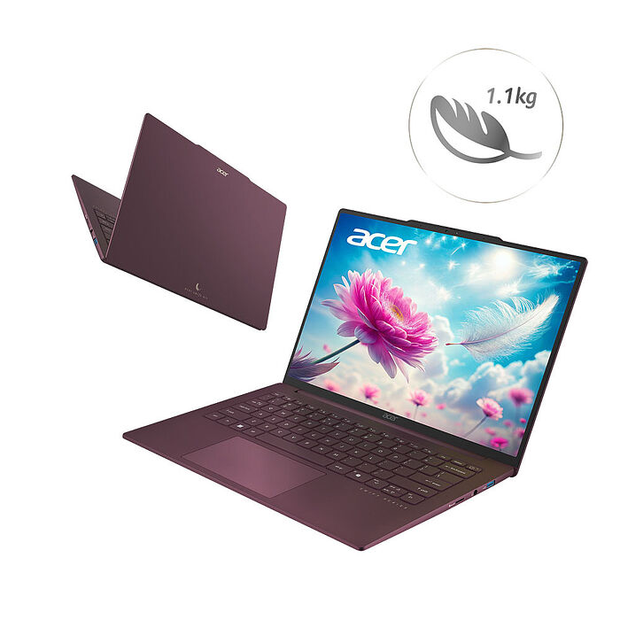 Acer 宏碁 Swift Air SFA14-71M-54EF (CU5-125H/16G/512G/14" 2.8K OLED)【輕薄商務】
