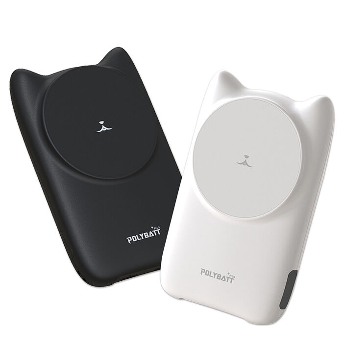 療癒貓咪 22W 磁吸式無線/自帶線/快充行動電源(贈送一體成型插座充電線)