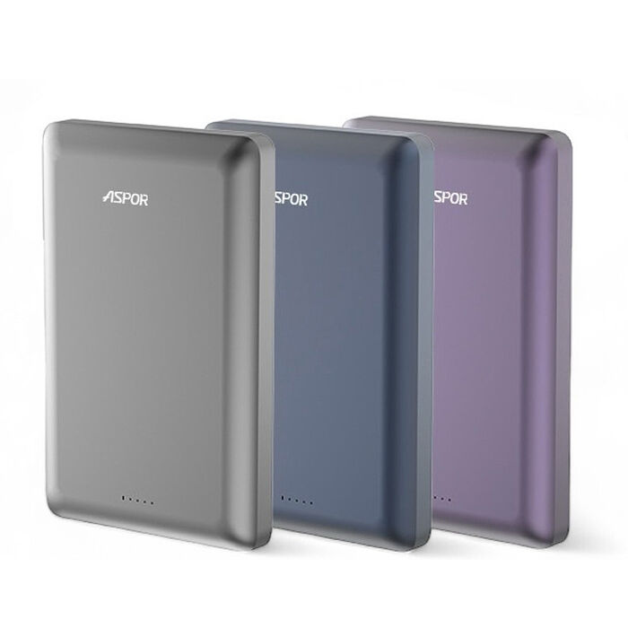 ASPOR 金屬超薄款/10000mAh/PD 20W/15W磁吸式無線閃充行動電源