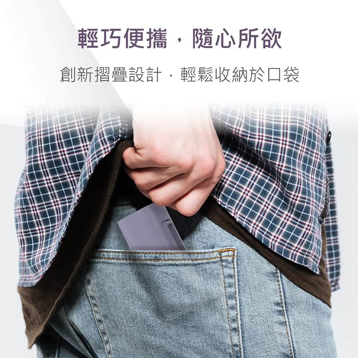 MINIQ 360度多功能旅行手機支架/自拍桿(便攜式設計、易於折疊)