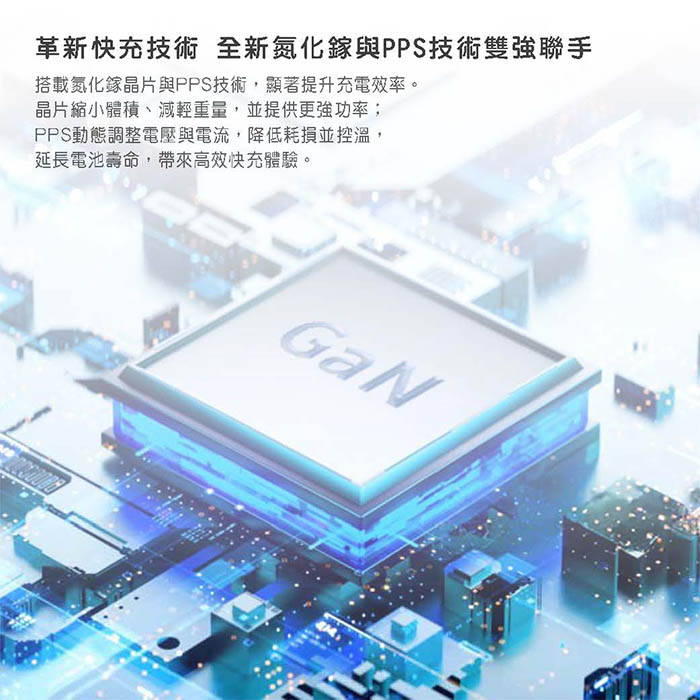 Wephone GaN氮化鎵 165W 手機平板筆電快充充電器(附贈出國轉接頭、充電線、收納袋)