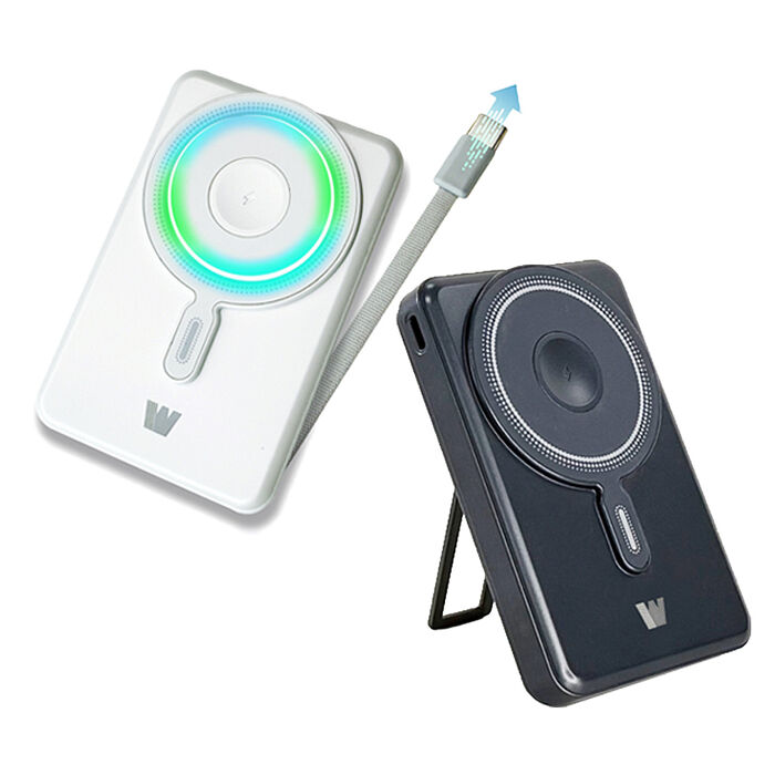 Wephone 5000mAh 22.5W 五合一磁吸無線多功能行動電源(手機/手錶/耳機)