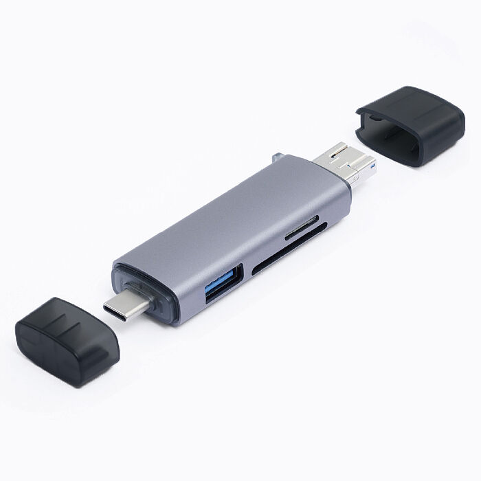 六合一OTG讀卡機 USB3.0(支援Windows/macOS/安卓/蘋果Type-c接口)
