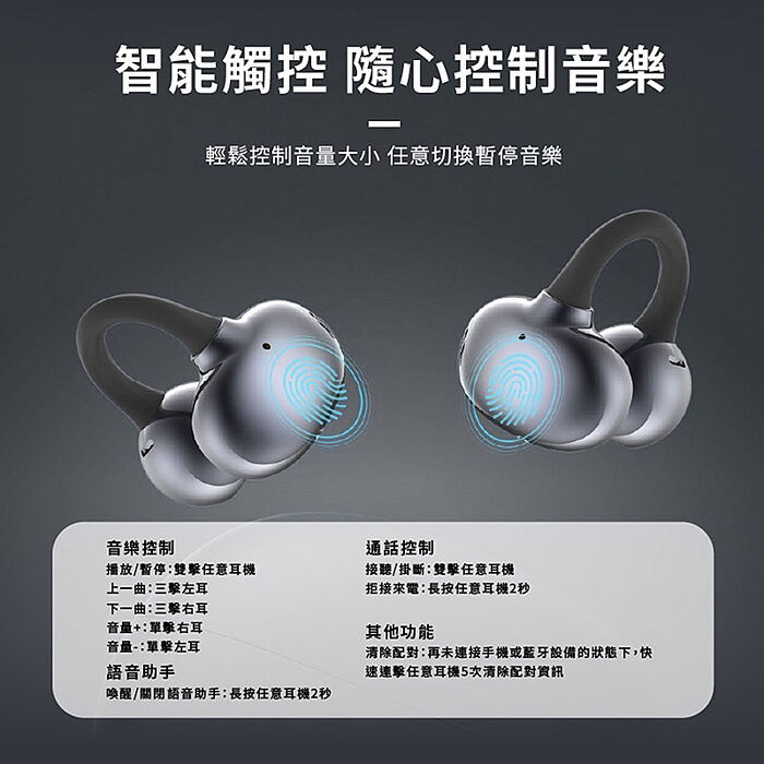 Songwin 超輕耳夾式 不入耳藍牙耳機 PH-BT5000