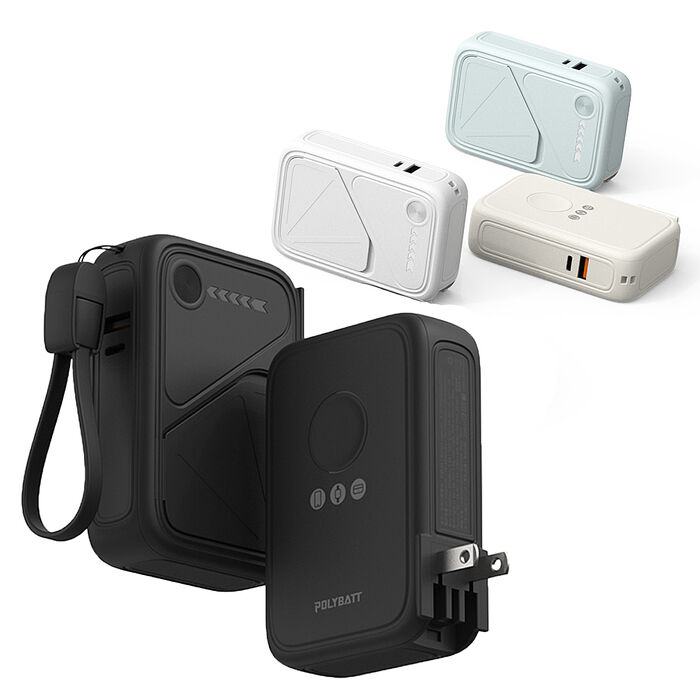 POLYBATT 台灣製造 X3防爆固態 20W八合一行動電源10000mAh(CCC認證/快充/磁吸)
