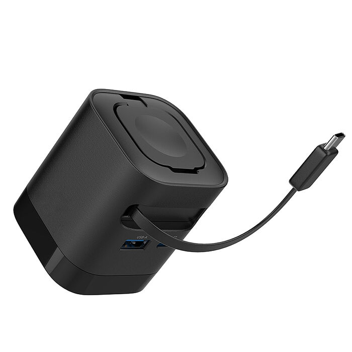 MCK 台灣製造 65W 氮化鎵多功能快充充電器(伸縮線/蘋果手錶磁吸充電/PD/QC快充)