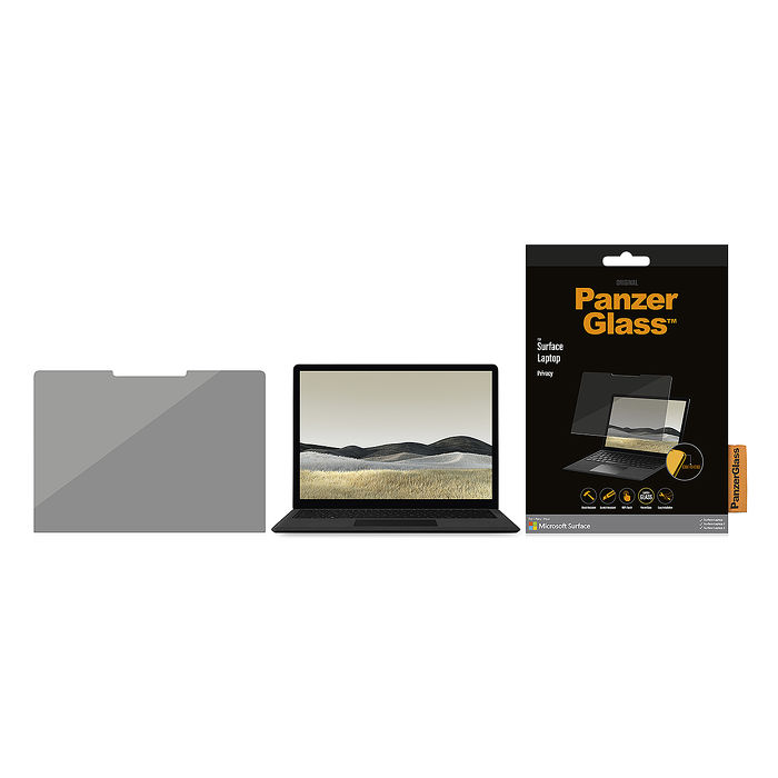 北歐品牌 Panzer Glass Surface Laptop 13.5吋/15吋 專用防窺玻璃保護貼