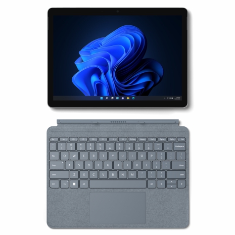 【冰藍色鍵盤組合】Surface Go 4 N200/8G/128G/W11P 商務版