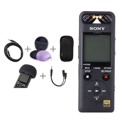 SONY 錄音筆 PCM-A10 專業錄音組合 高解析 內建16GB【邏思保固】