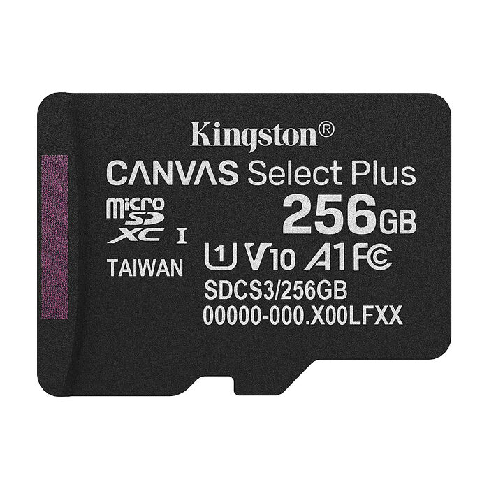 Kingston 金士頓 256GB microSDXC TF U1 A1 V10 記憶卡 (SDCS3/256GB)