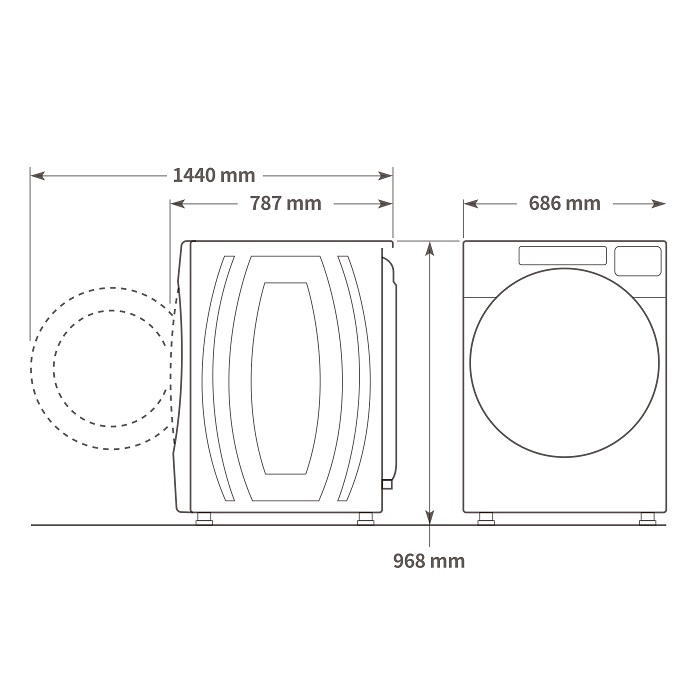 Whirlpool惠而浦 8TWGD8620HW 快烘瓦斯型滾筒乾衣機 16公斤