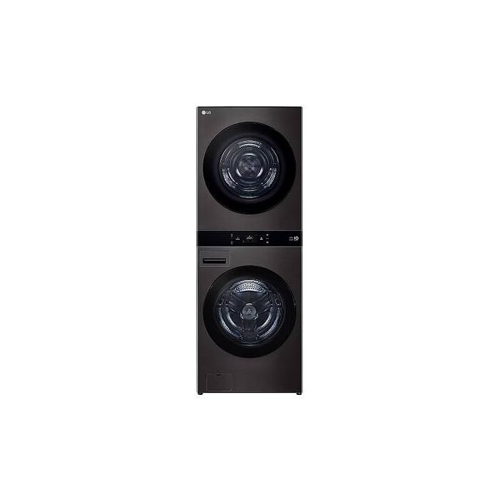 LG 樂金 WD-S2220B WashTower 22+20公斤 AI 智控洗乾衣機第二代 尊爵黑(預購)