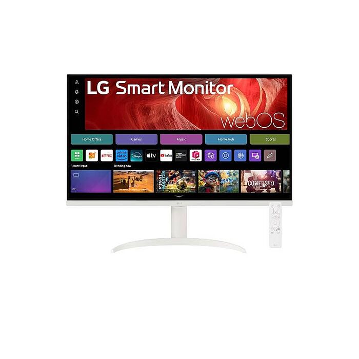 LG 樂金 32U731SA-W 31.5型 Smart Monitor 4K UHD IPS 高畫質智慧螢幕(搭載webOS/ 隨附智慧滑鼠遙控器)
