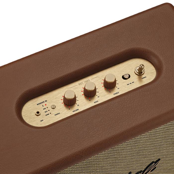 Marshall Woburn III Bluetooth 藍牙喇叭 台灣公司貨 復古棕【拆封福利品】