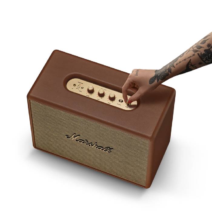 Marshall Woburn III Bluetooth 藍牙喇叭 台灣公司貨 復古棕【拆封福利品】