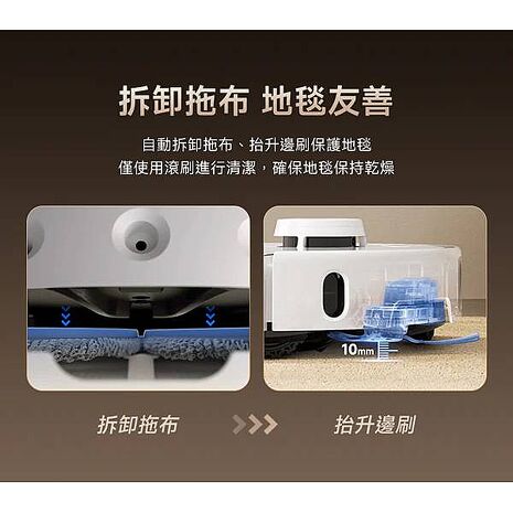 MOVA P50 Pro Ultra 雙機械臂防纏掃地機