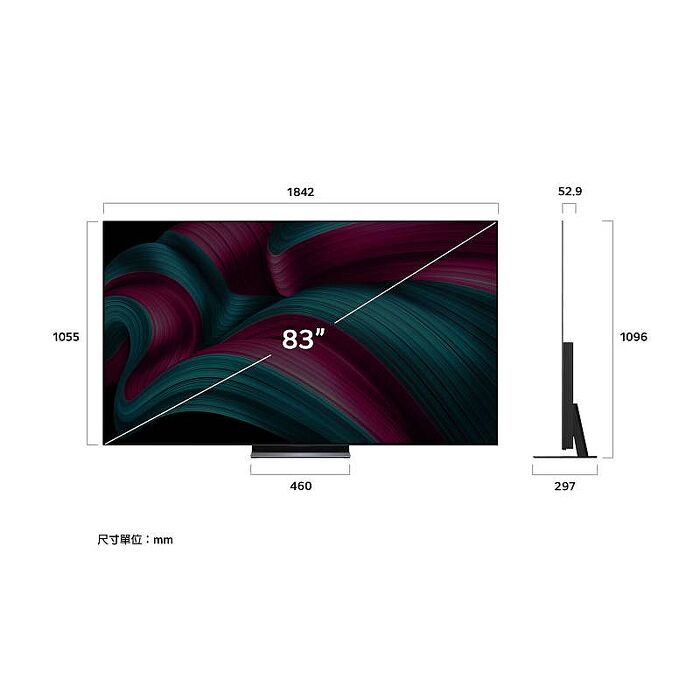 LG 樂金 OLED83C5PTA 83型 OLED evo AI 4K 智慧顯示器 C5極緻系列 (送原廠壁掛架)
