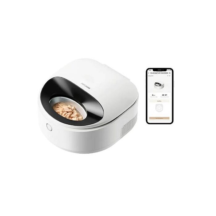PETLIBRO Polar 濕食餵食器白色 不鏽鋼餐盤 PLAF109