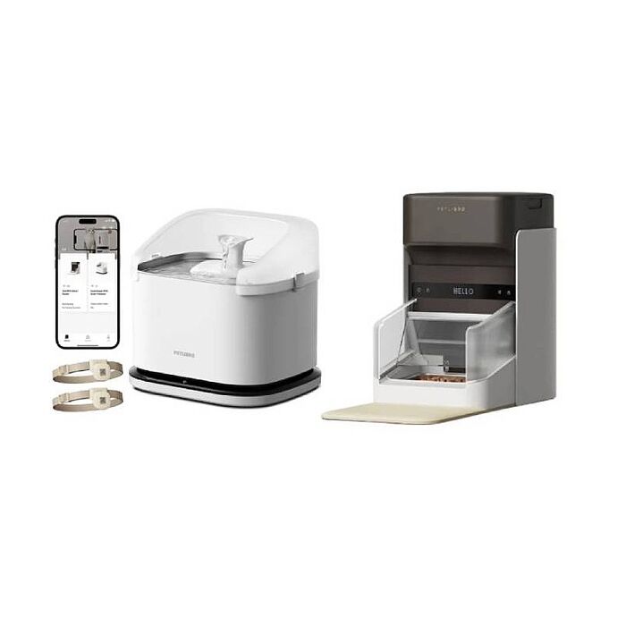 PETLIBRO RFID 專寵飲水機+專寵自動餵食器 組合 PLWF305+PLAF301