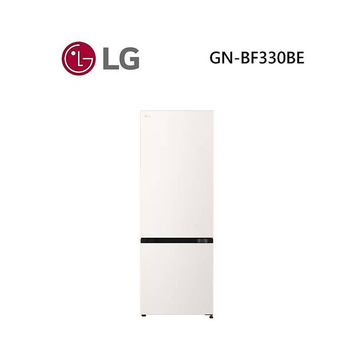LG 樂金 GN-BF330BE 332公升 智慧變頻雙門冰箱 雪霧白【限時結帳享優惠】
