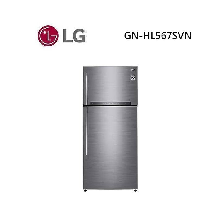 LG 樂金 GN-HL567SVN 525公升 智慧變頻雙門冰箱 星辰銀【限時結帳享優惠】