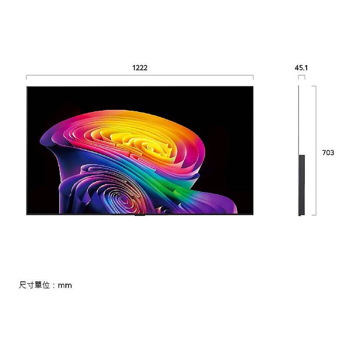 LG 樂金 OLED55C6PTA 55吋 OLED evo AI 4K 智慧顯示器 C6 極緻系列 送壁掛架
