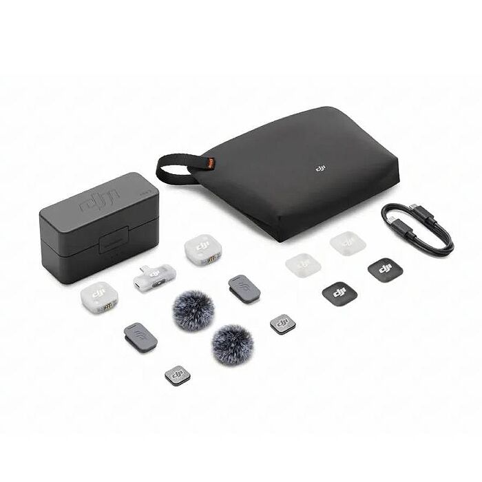 DJI 大疆 Mic Mini 2 無線麥克風 (1v2) 兩發一收 含充電盒 手機版