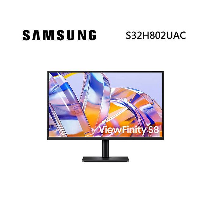 (預購8月底到)SAMSUNG 三星 S32H802UAC 32吋 ViewFinity S8 S80UH 4K UHD 高解析度平面顯示器(螢幕)