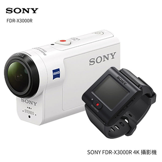 Sony Fdr X3000r 運動攝影機商品組合含fdr X3000 Rm Lvr3 新即時檢視遙控器 數位 相機 電玩 Myfone購物