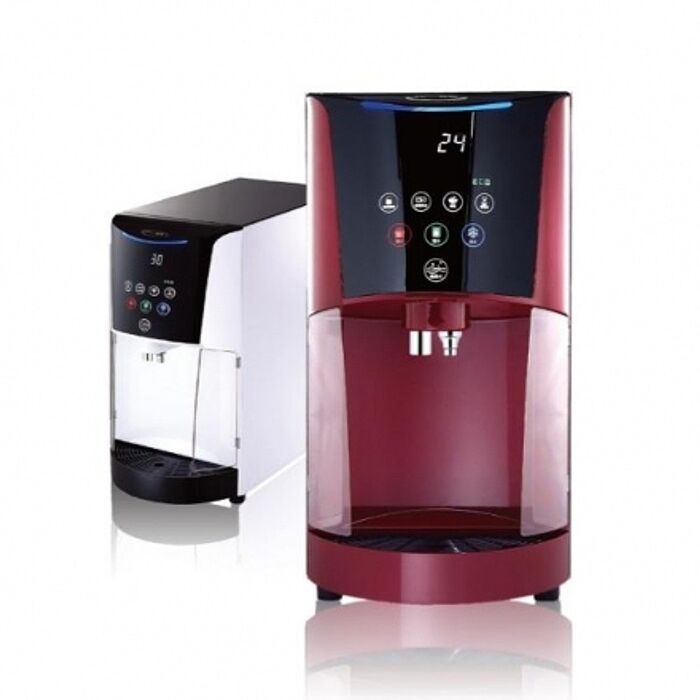 LCW龍泉 桌上型智能節電氣泡水飲水機 LC-8871-2AB(典雅紅)