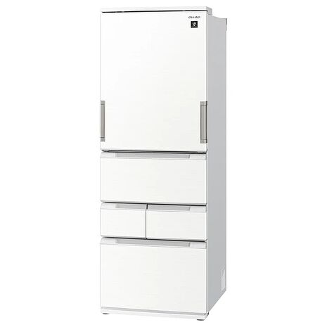 SHARP 夏普 457L一級能效自動除菌智慧左右開任意門變頻冰箱 SJ-PW46KT  灰H/白W