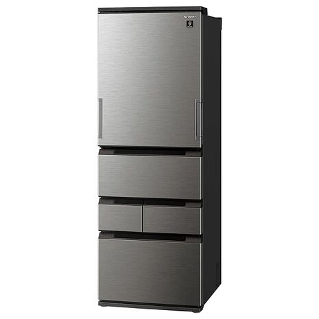 SHARP 夏普 457L一級能效自動除菌智慧左右開任意門變頻冰箱 SJ-PW46KT  灰H/白W