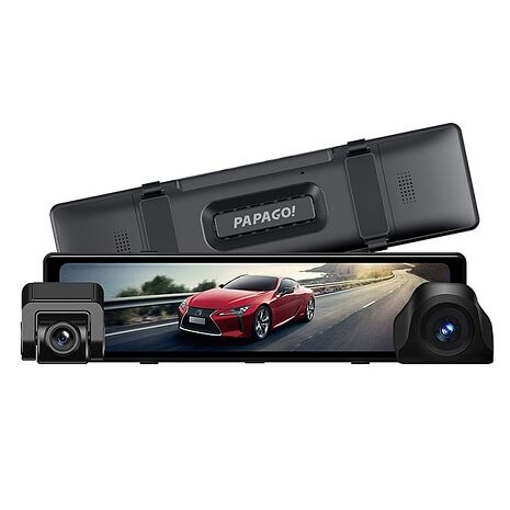 限量贈32G卡 PAPAGO  Ray DW2 2k+2k WIFI 雙分離式鏡頭 SONY星光夜視 電子後視鏡(測速提醒/盲區偵測/OTA即時更新)