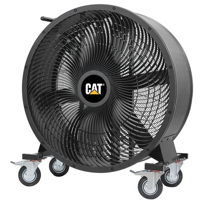 CAT 42吋工業循環風扇｜多段風速｜大風量24300CFM｜搭備四輪｜DC變頻馬達｜大型風扇｜黑色款