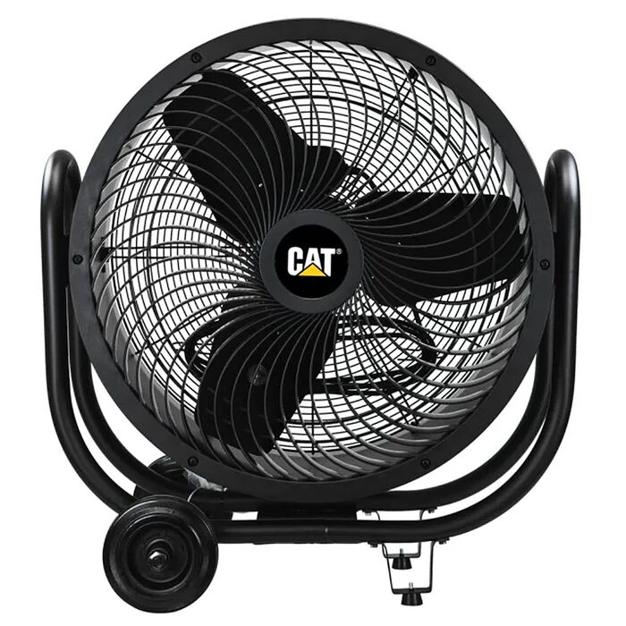 CAT 24吋工業循環風扇｜3段風速｜大風量6500CFM｜360度旋轉頭｜黑色款