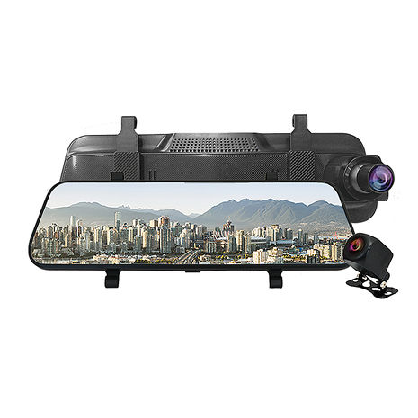 10吋GPS流媒體行車紀錄器(+10米後拉線+32G記憶卡)