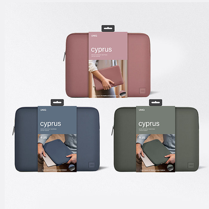UNIQ MacBook 14吋 Cyprus 輕薄毛絨內膽包