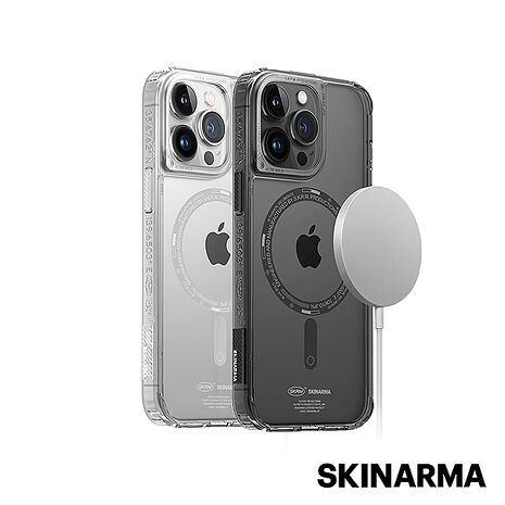 Skinarma日本潮牌 iPhone 14 Pro Max Saido 低調風格四角防摔手機殼 支援磁吸