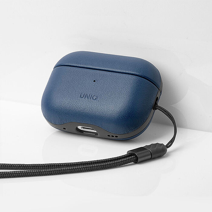 UNIQ  AirPods Pro 2代 2022 Terra 手工真皮收納保護套 附掛繩