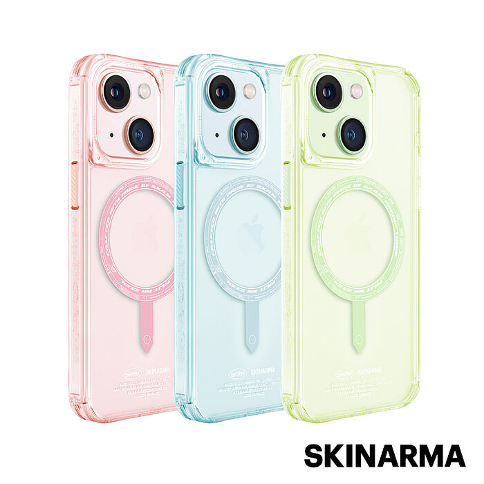 Skinarma iPhone 15 Saido低調風格磁吸防摔手機殼 附扣具