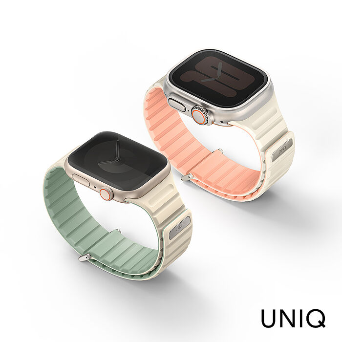 UNIQ  Apple Watch 38/40/41mm Revix EVO 雙色矽膠磁吸錶帶