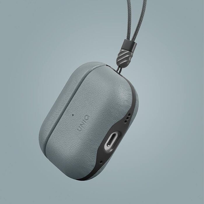 UNIQ Lyden Ds 耐刮皮革收納保護套 附掛繩 AirPods Pro 第2代 (2022)