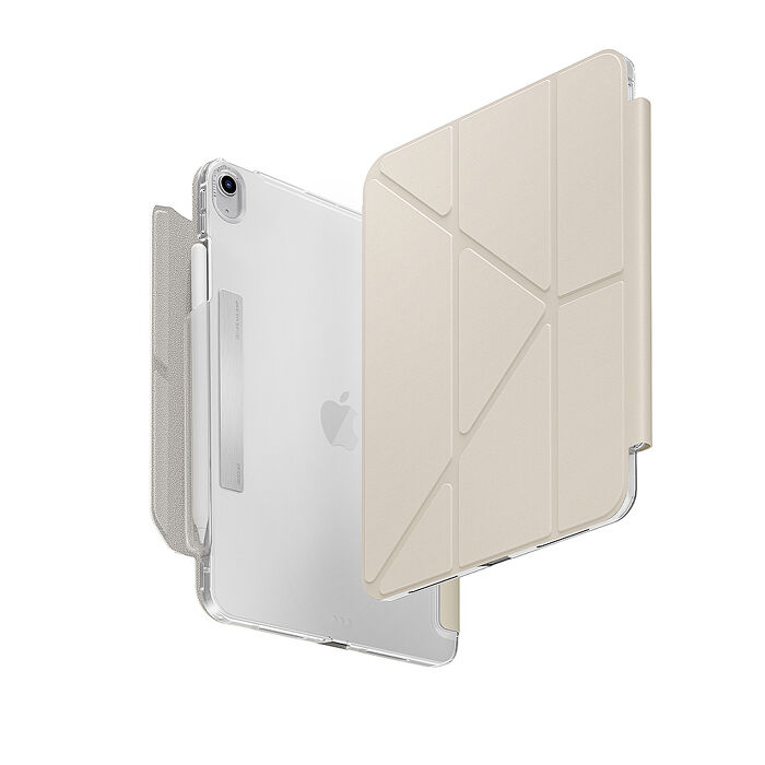 UNIQ iPad Air 13吋 (2024 M2) Camden Click 磁吸設計帶筆槽多功能極簡透明保護套
