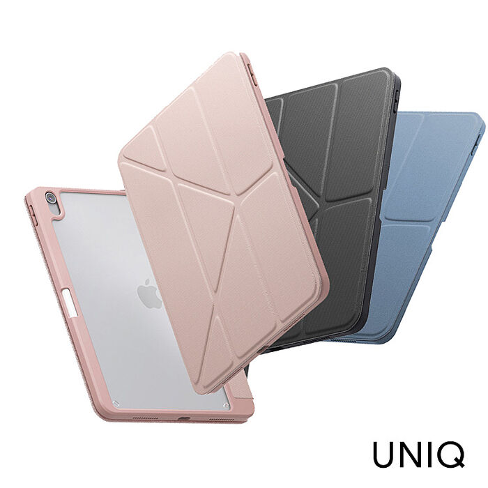 UNIQ iPad Air 11吋 (2024 M2) Moven 磁吸帶筆槽透明平板保護套
