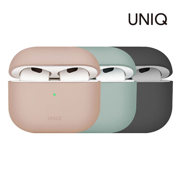 UNIQ Lino AirPods4 素色簡約液態矽膠藍牙耳機保護套(2024)