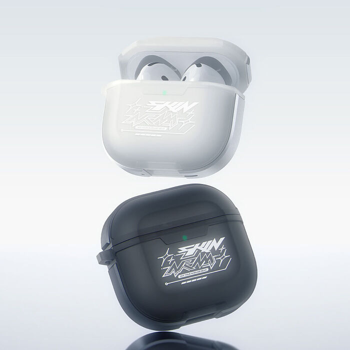 SKINARMA 日本東京 Kinzoku 塗鴉藝術耳機收納保護套(附掛鉤) AirPods 第4代