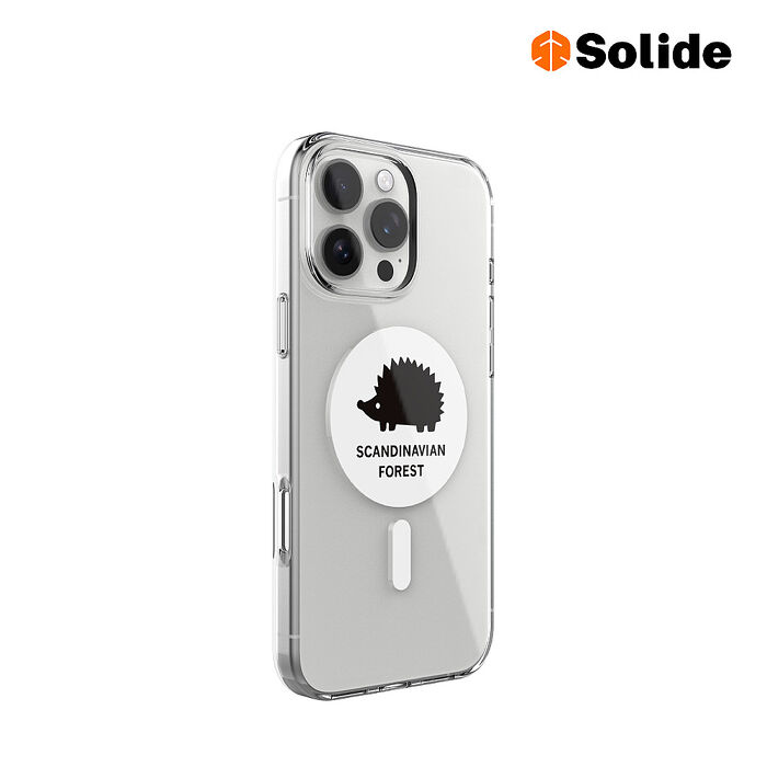 solide 索力得 北歐小刺蝟正版授權磁吸保護殼 iPhone 16系列