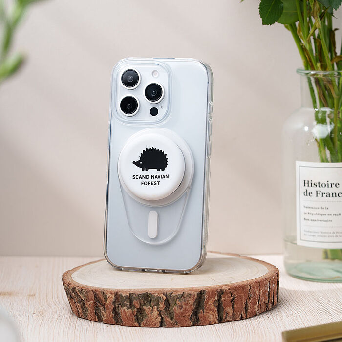 solide 索力得 PIGGE POP 北歐小刺蝟正版授權磁吸氣囊支架