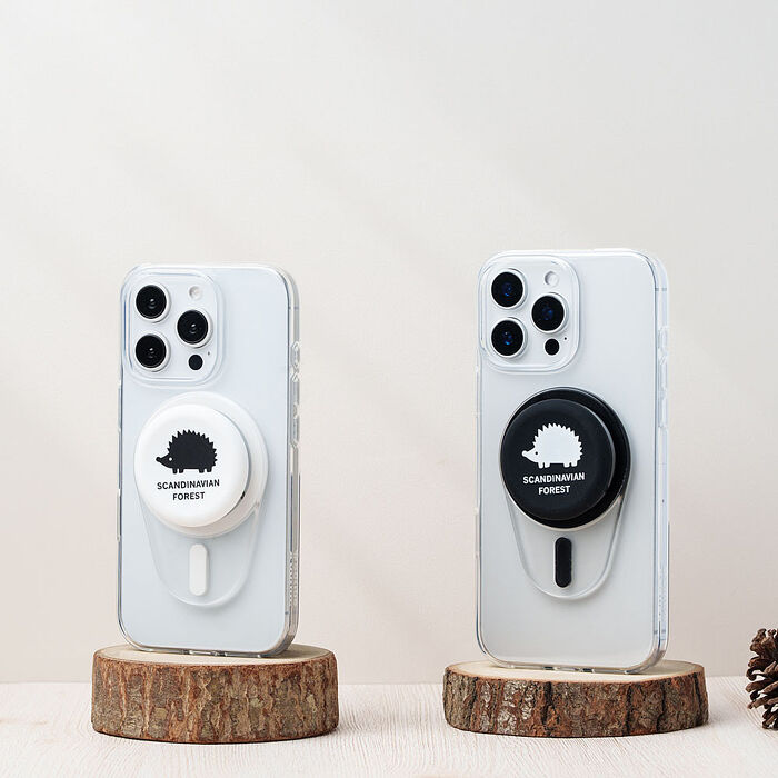 solide 索力得 PIGGE POP 北歐小刺蝟正版授權磁吸氣囊支架