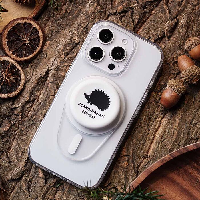 solide 索力得 PIGGE POP 北歐小刺蝟正版授權磁吸氣囊支架